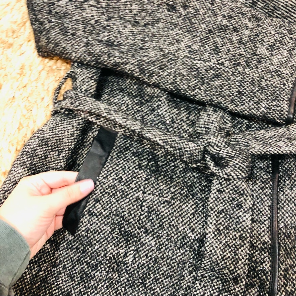 BGSD Black Sparkly Tie Coat - Picture 7 of 14